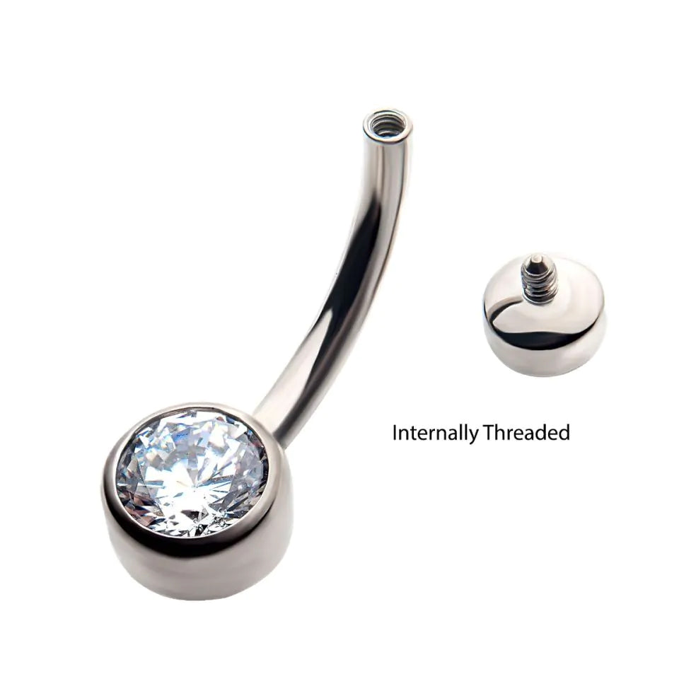 Initial Piercing - Mini Belly bar