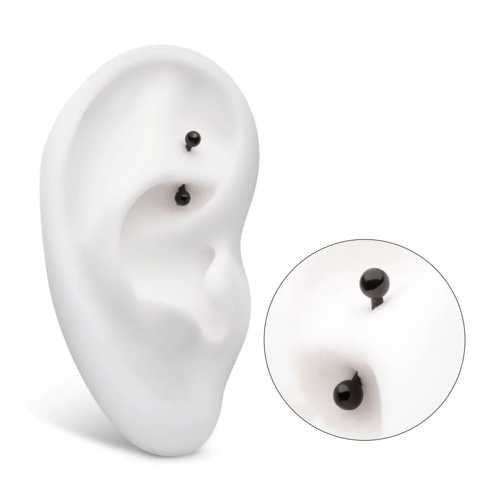 Initial Piercing - Curved Bar for Eyebrow or Vertical Lip