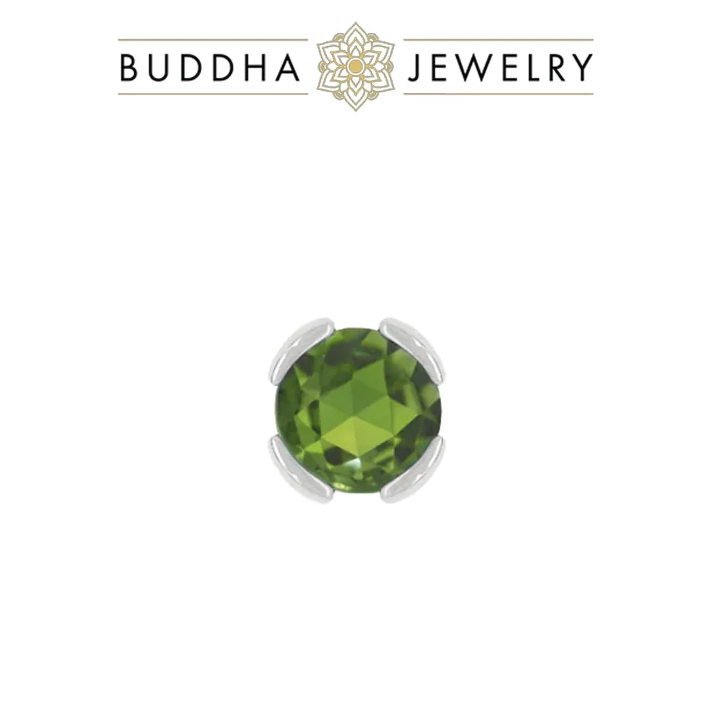 Peekaboo - Green Tourmaline/White gold
