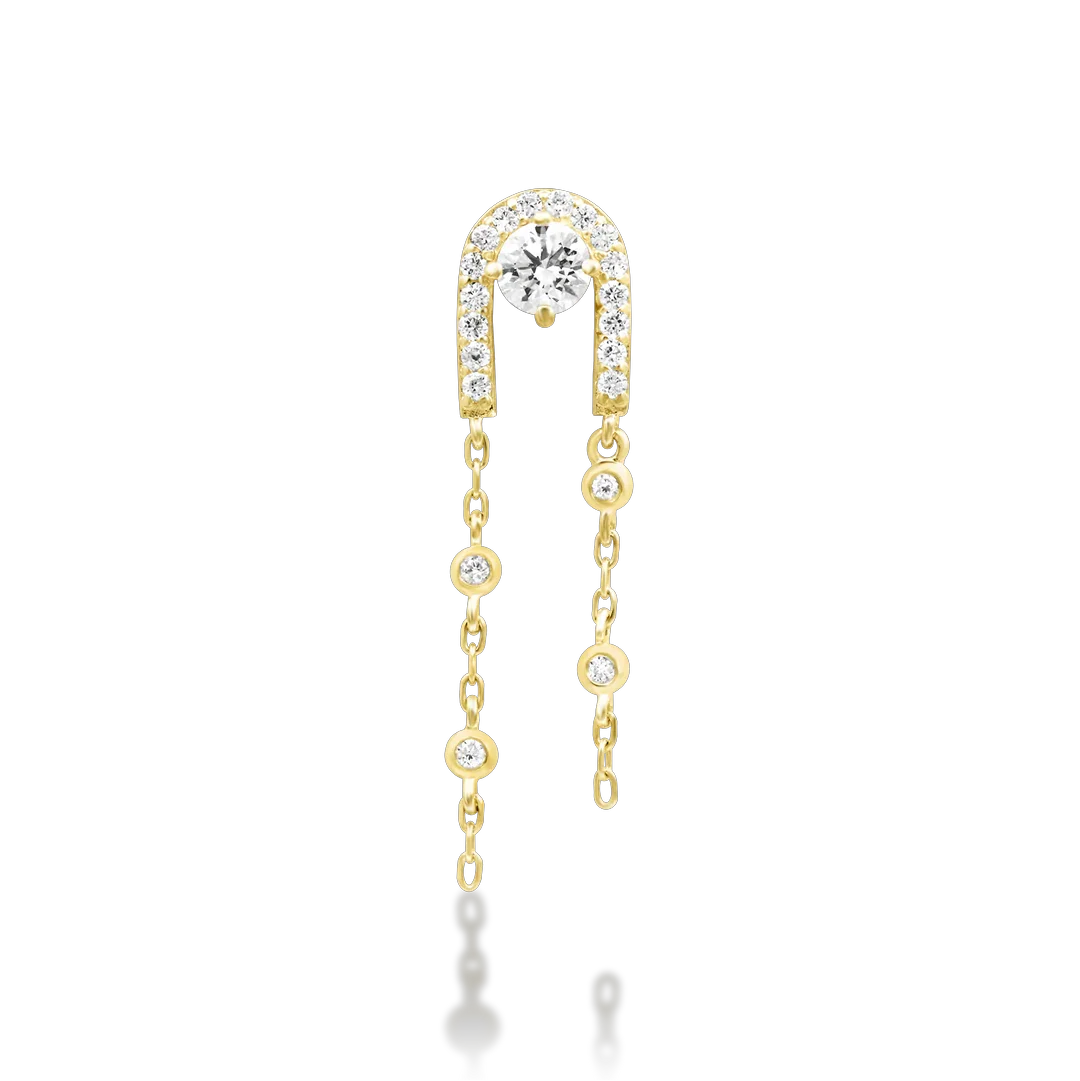 Junipurr Serena - Yellow Gold For healed Piercings