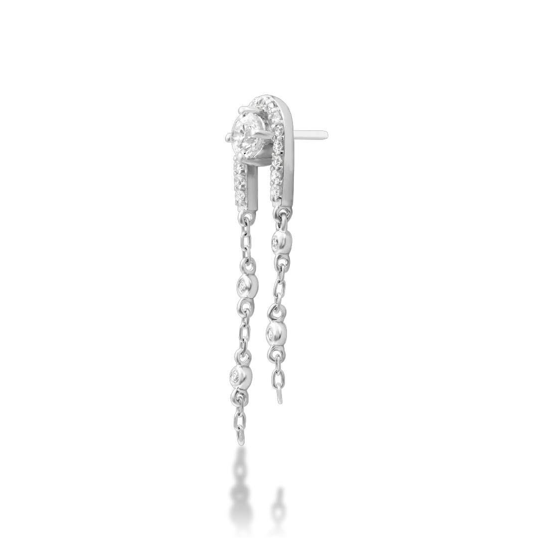 Junipurr Serena - White Gold For healed Piercings