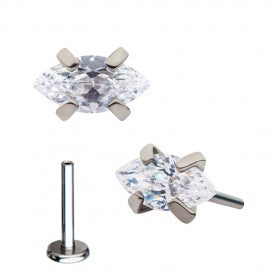 Initial Piercing Assorted Claw set Labrets