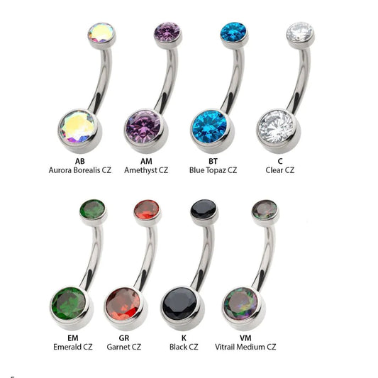 Initial Piercing  - Mini Belly bar