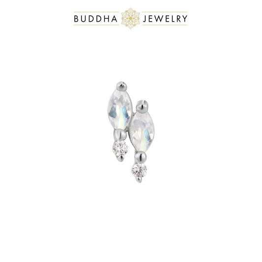 Dreamland - Rainbow Moonstone/White gold