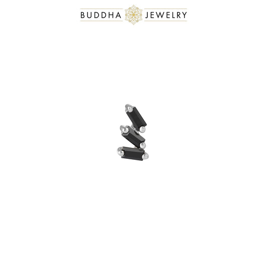 Staxx - Black Spinel/White Gold