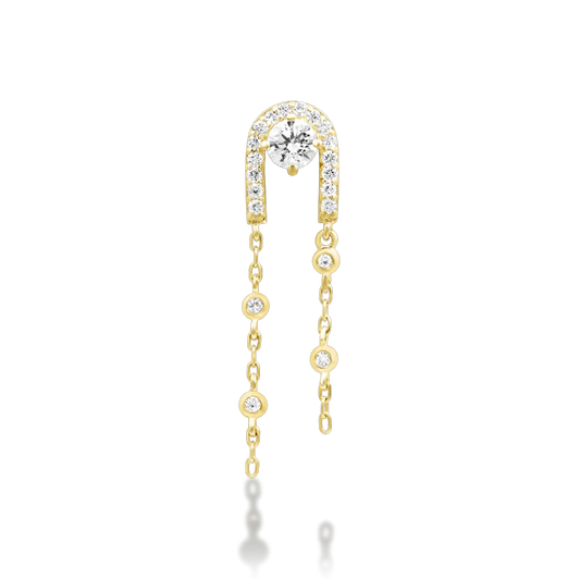 Junipurr Serena - Yellow Gold For healed Piercings