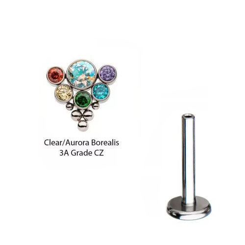 Initial Piercing Initial Piercing - Multi Crystal triangle Cluster