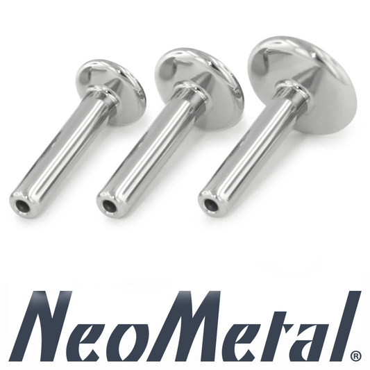 Titanium 1.2mm 16ga Labret Posts - Neometal